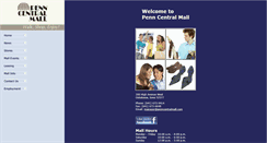 Desktop Screenshot of penncentralmall.com