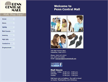 Tablet Screenshot of penncentralmall.com